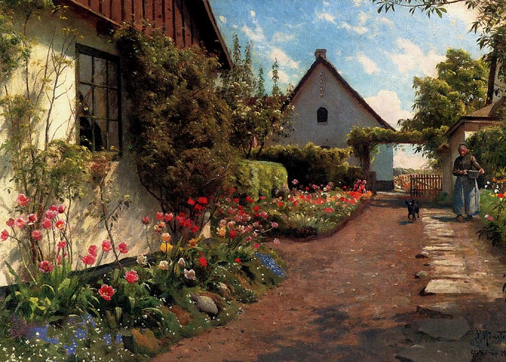 Peder Mork Monsted In The Garden